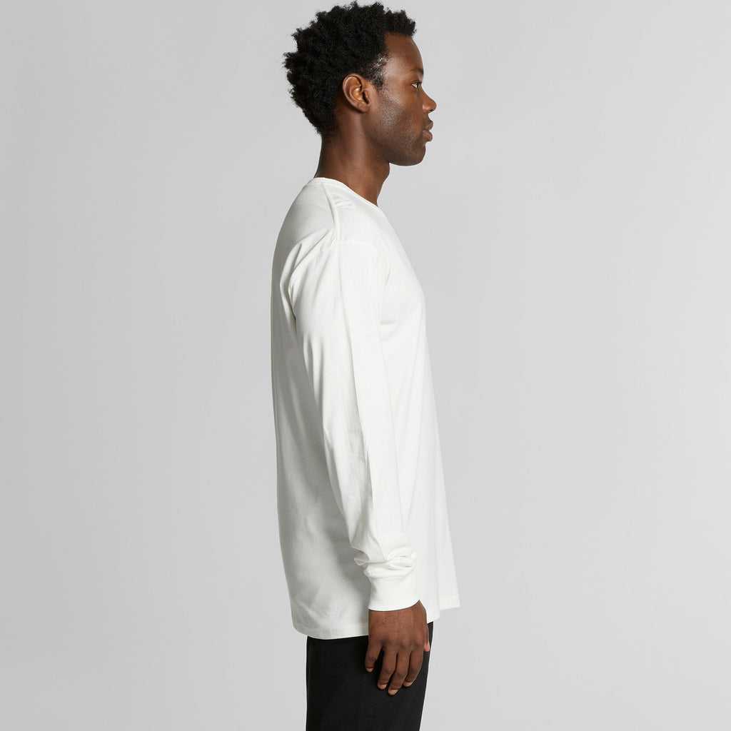 Left View of  Staple Organic L/S Tee | 5020G  grouped
