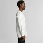 Left View of  Staple Organic L/S Tee | 5020G  grouped