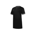 Black/White Youth Stock Select Softball 2-Button Jersey