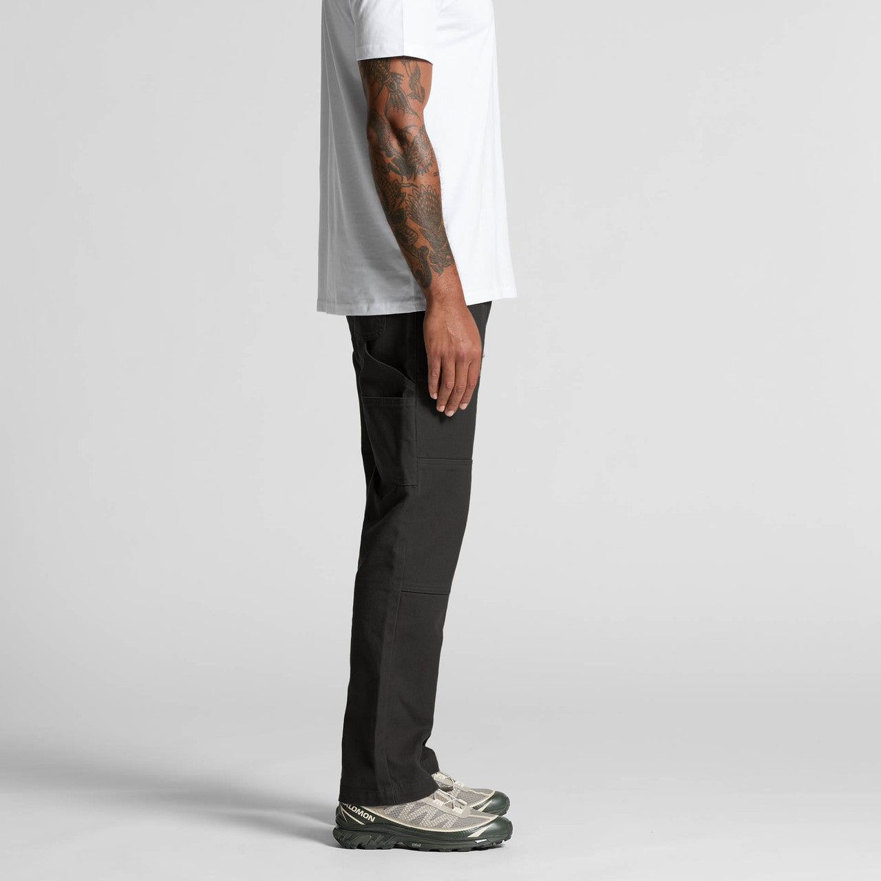 Left View of  Canvas Pants | 5982  grouped