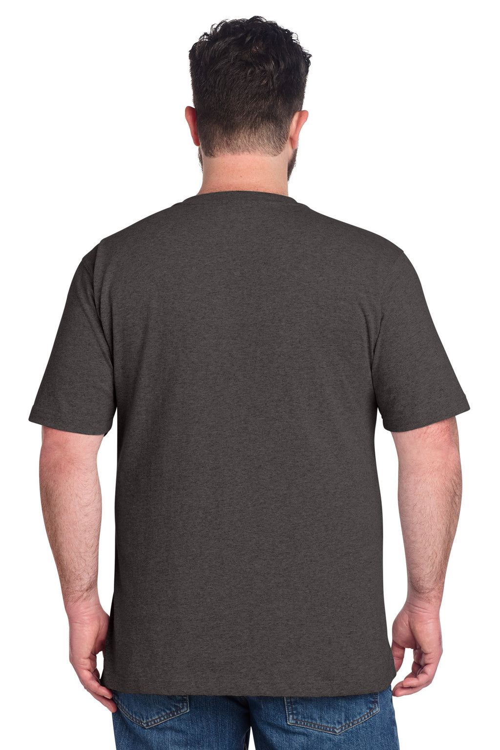 Carbon Heather Carhartt Short Sleeve Henley T-Shirt CTK84