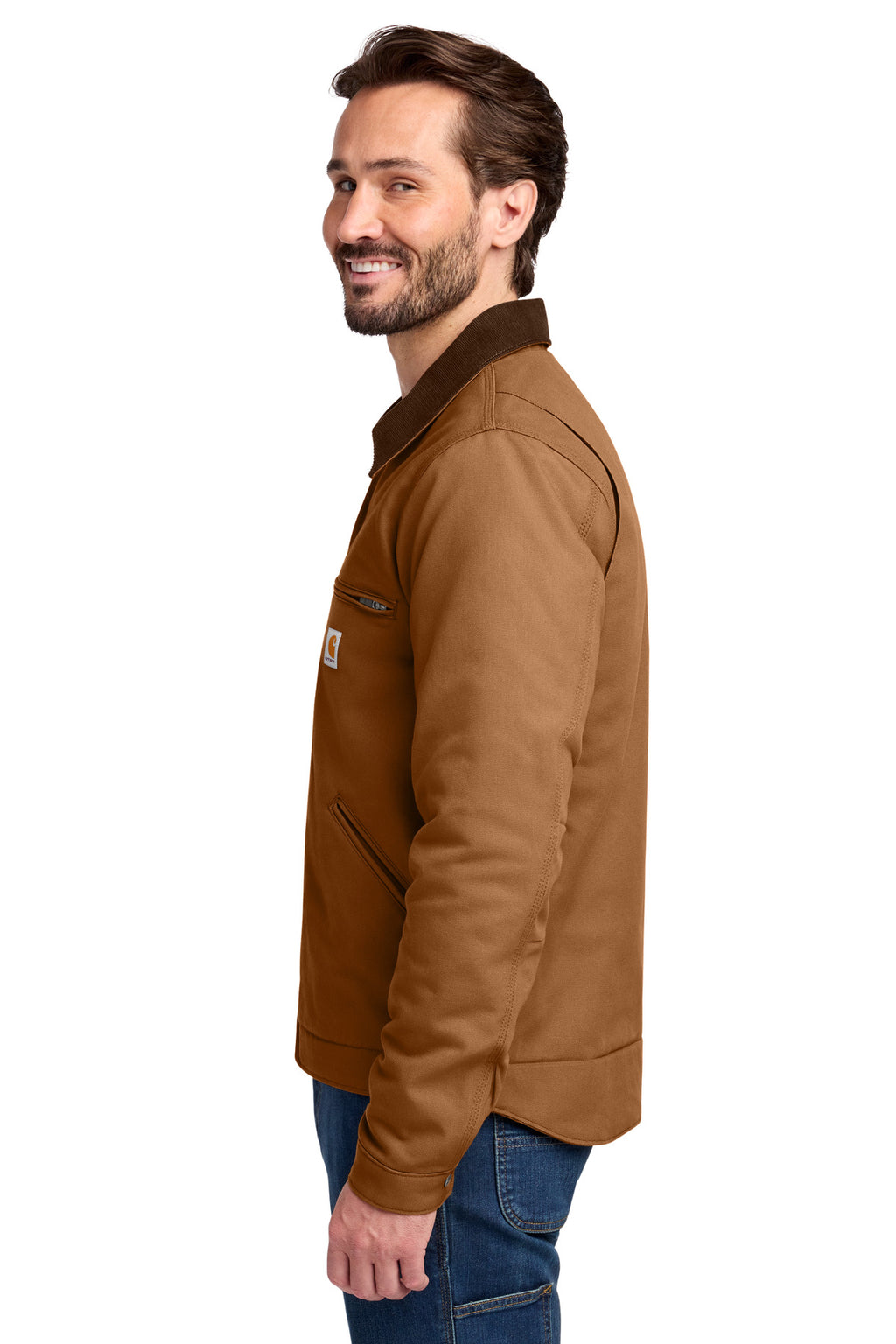 Carhartt Brown Carhartt Duck Detroit Jacket CT103828