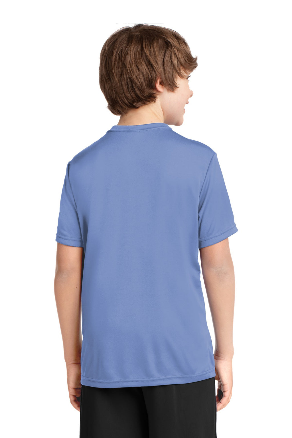 Carolina Blue Port & Co Youth Performance Tee. PC380Y
