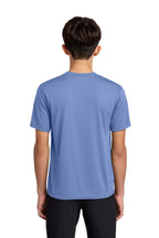 Carolina Blue Port & Co Youth Performance Tee. PC380Y