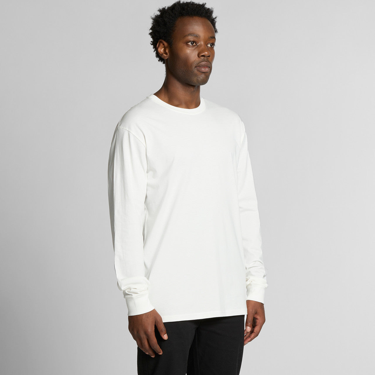 Right View of  Staple Organic L/S Tee | 5020G  grouped