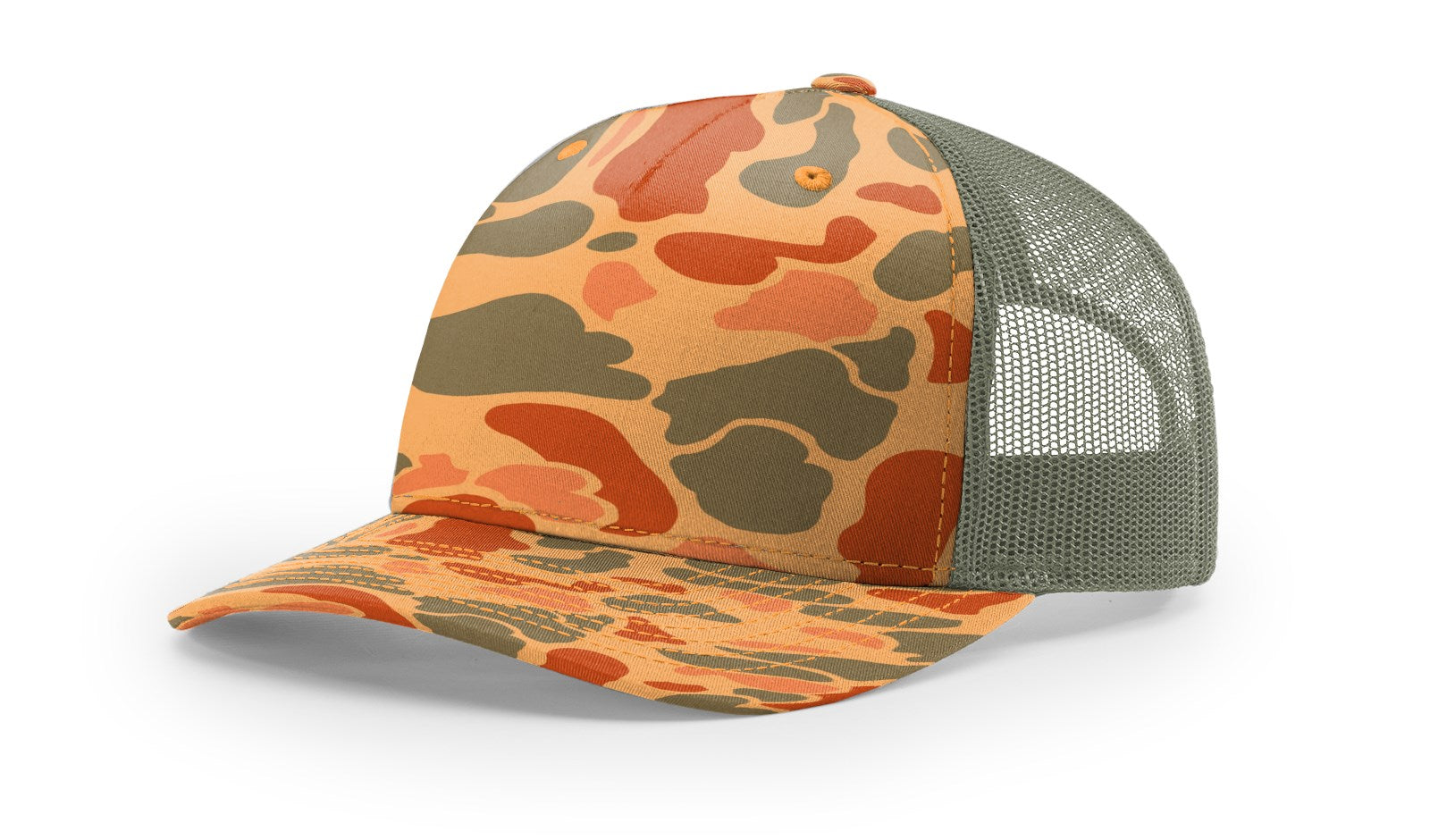 Sienna Duck Camo/Loden Printed Five Panel Trucker