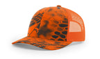 Kryptek Inferno/Blaze Orange Printed Trucker