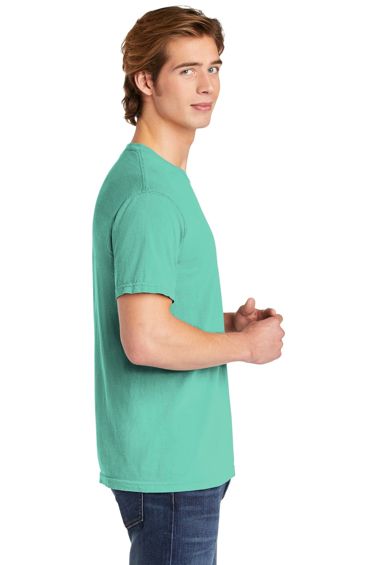 Chalky Mint COMFORT COLORS Heavyweight Ring Spun Tee. 1717