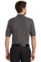 Char Hthr Grey Port Authority Silk Touch Polo K500
