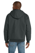 Charcoal CornerStone - Duck Cloth Hooded Work Jacket. J763H