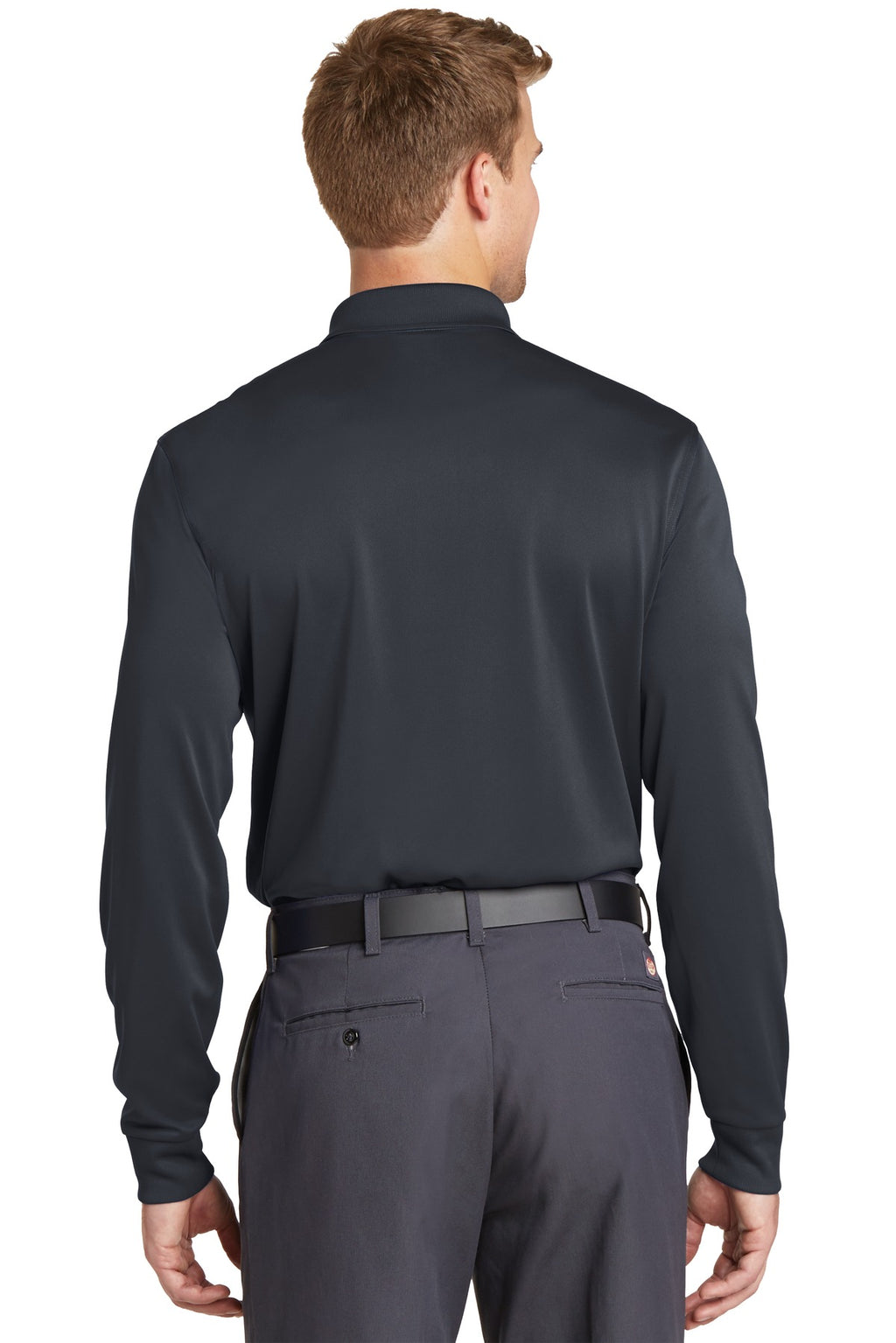 Charcoal CornerStone Select Snag-Proof Long Sleeve Polo. CS412LS