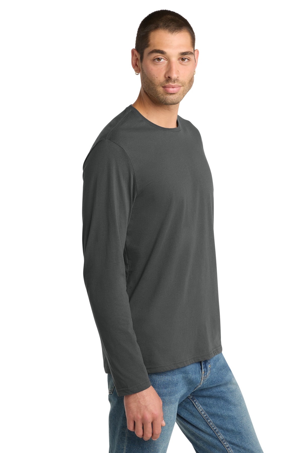 Charcoal District Perfect Weight Long Sleeve Tee. DT105
