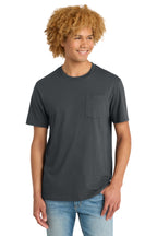 Charcoal District Very Important Tee with Pocket. DT6000P