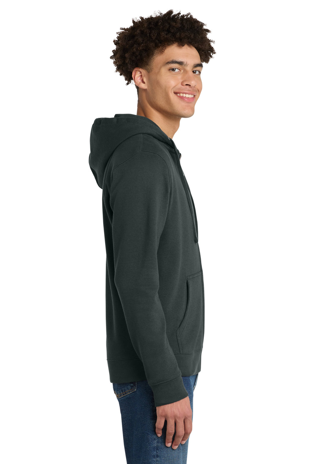 Charcoal District V.I.T. Fleece Full-Zip Hoodie DT6102