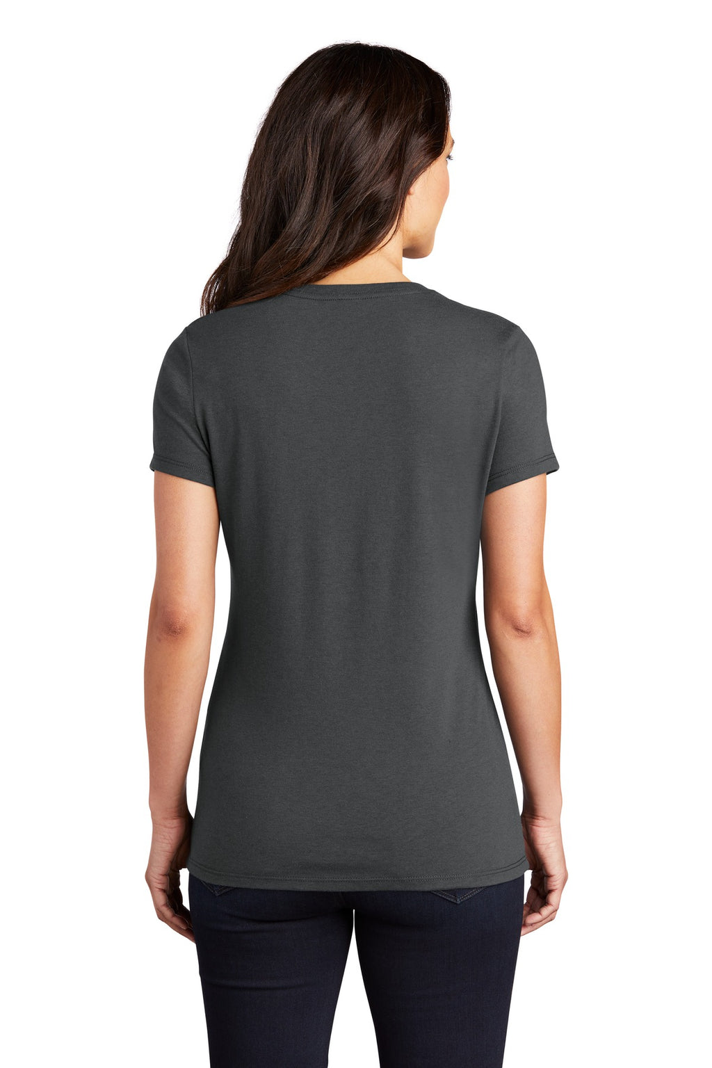 Charcoal District Women's Perfect Tri Tee. DM130L