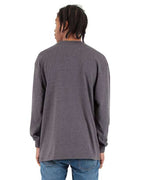 Charcoal Grey Heather Max Heavyweight Long Sleeve T-Shirt - SHMHLS