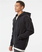Charcoal Heather Heavyweight Full-Zip Hooded Sweatshirt - IND4000Z