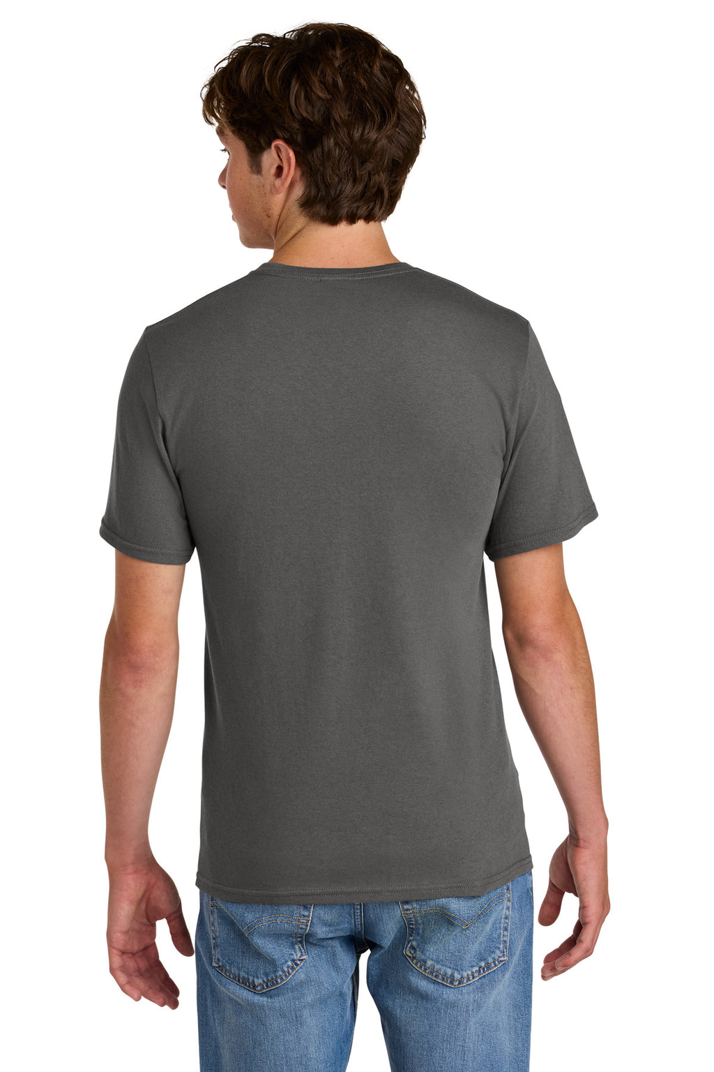 Charcoal Port & Co Easy Cotton Tee PC43