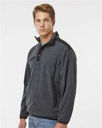 Charcoal Ranger Melange Fleece Pullover - 7353