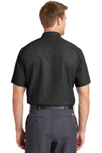 Charcoal Red Kap Short Sleeve Industrial Work Shirt. SP24