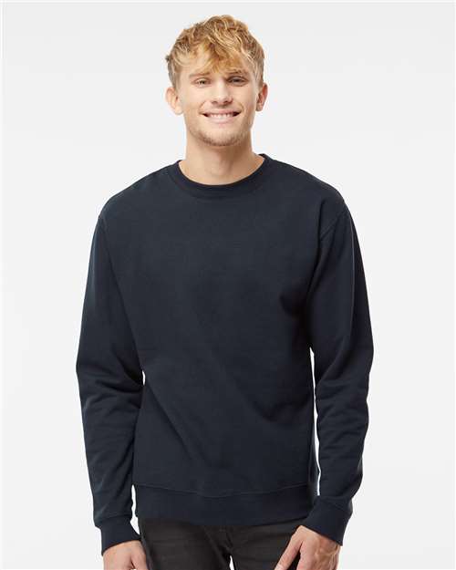 Classic Navy Midweight Crewneck Sweatshirt - SS3000