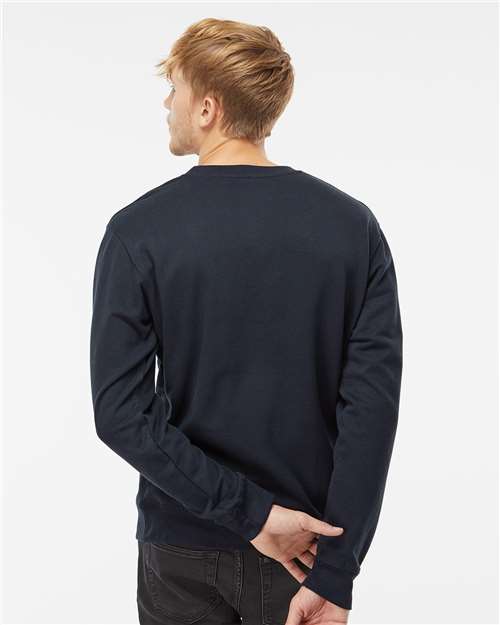 Classic Navy Midweight Crewneck Sweatshirt - SS3000