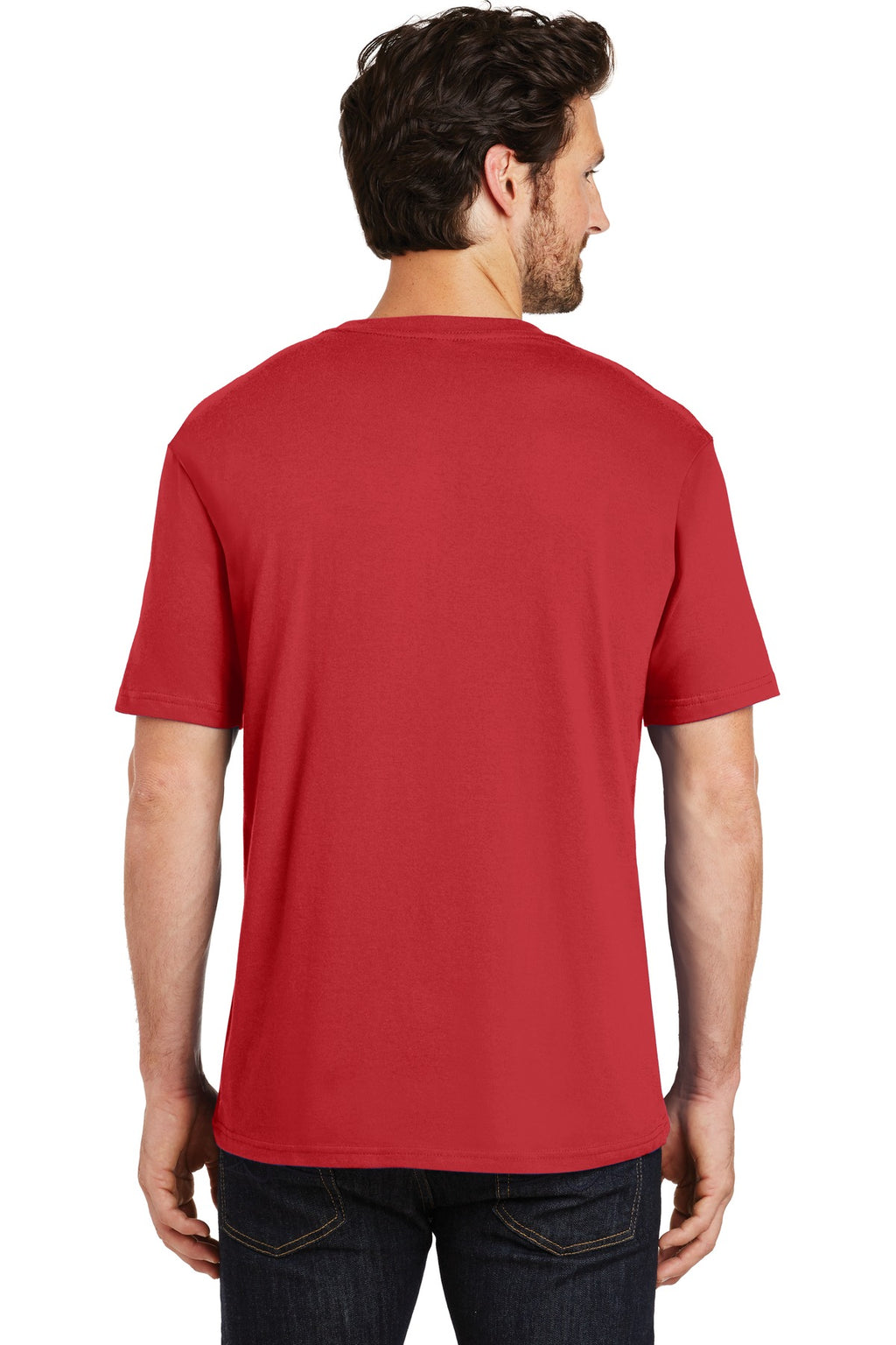 Classic Red District Perfect Weight Tee. DT104