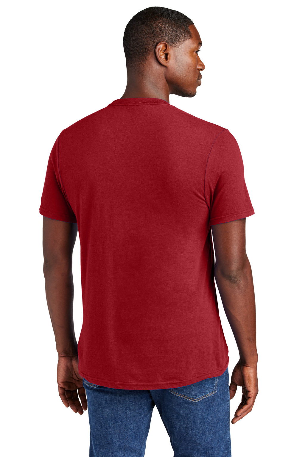 Classic Red District Very Important Tee with Pocket. DT6000P