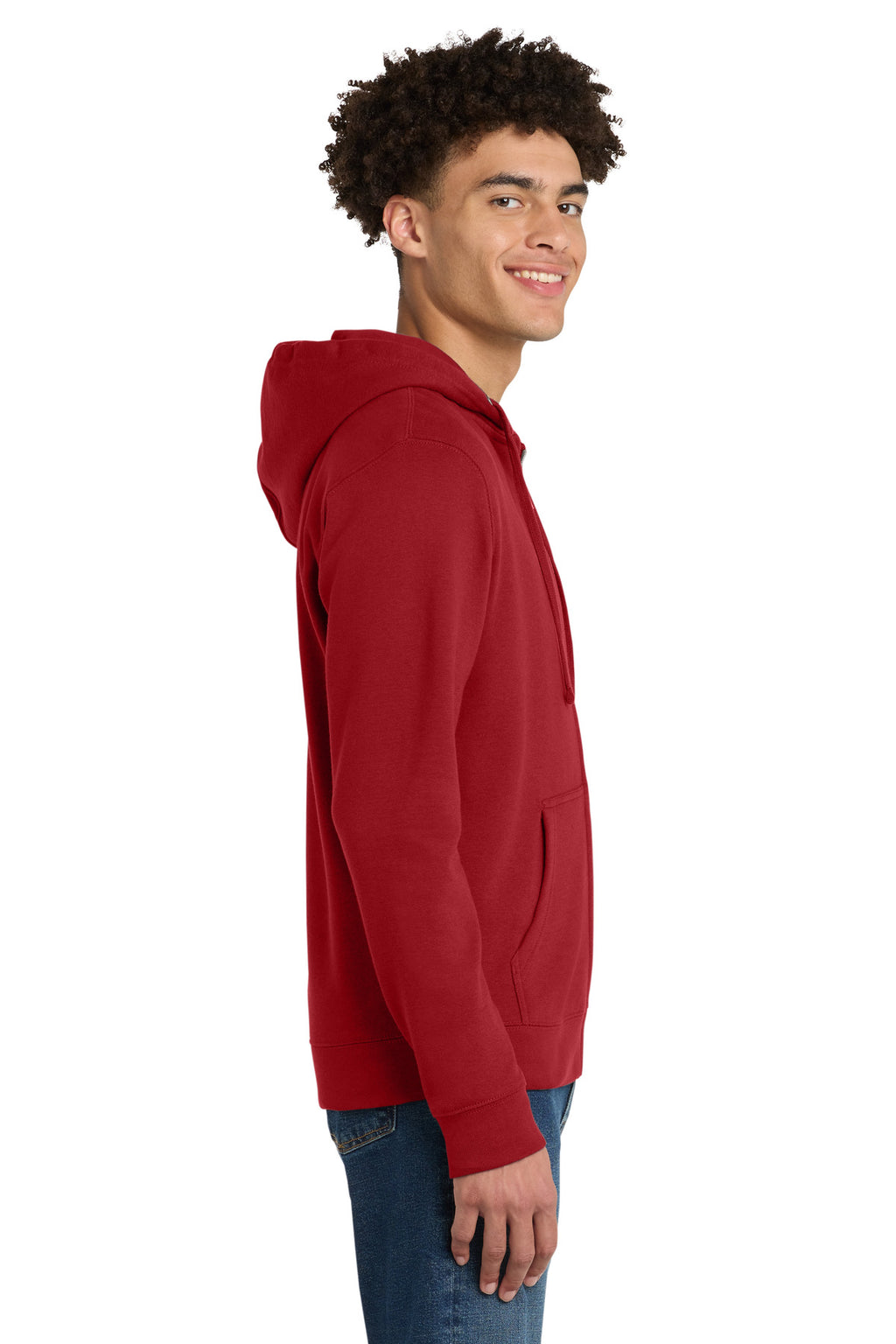 Classic Red District V.I.T. Fleece Full-Zip Hoodie DT6102