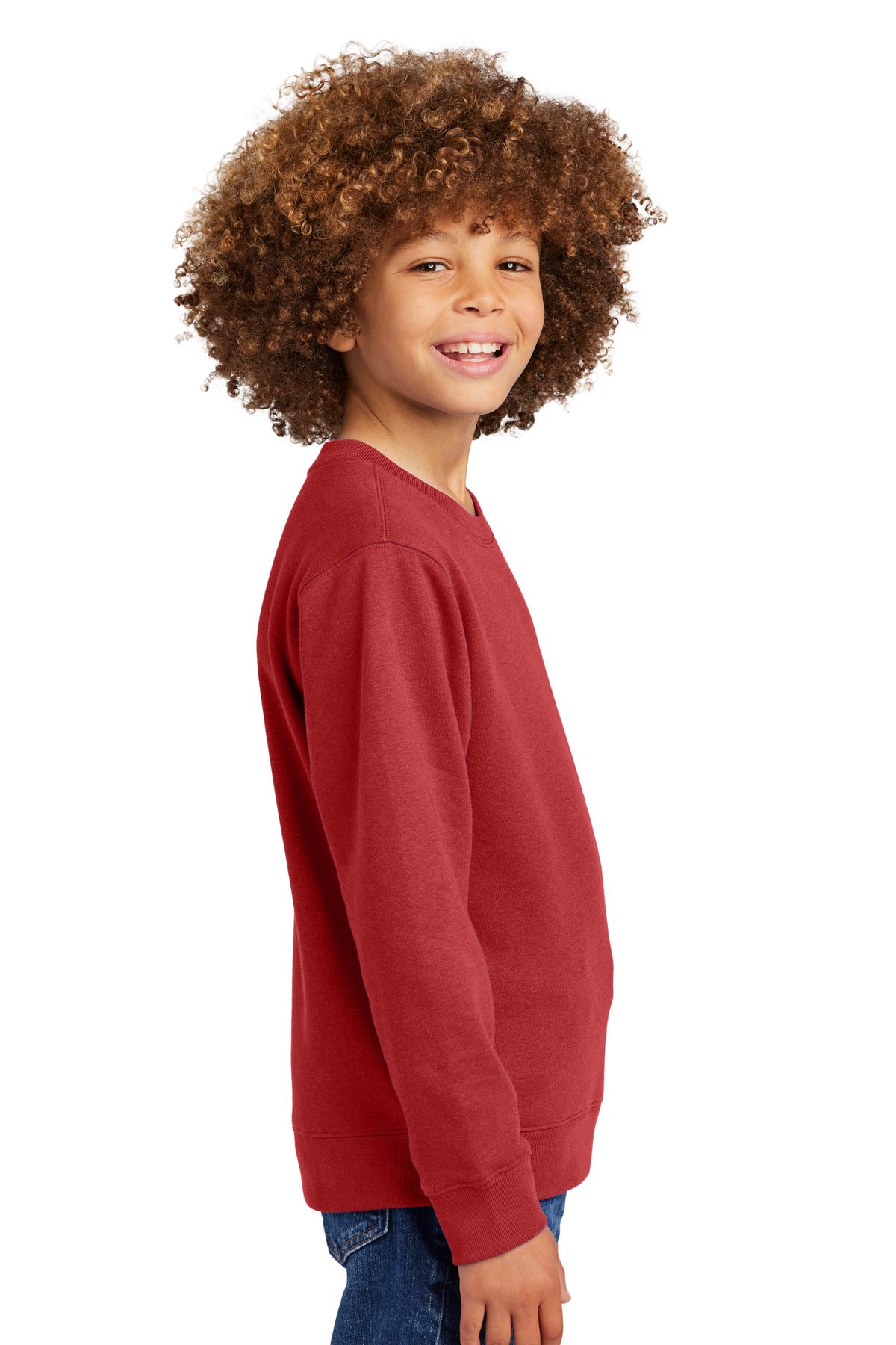ClassicRed District Youth V.I.T. Fleece Crew DT6104Y
