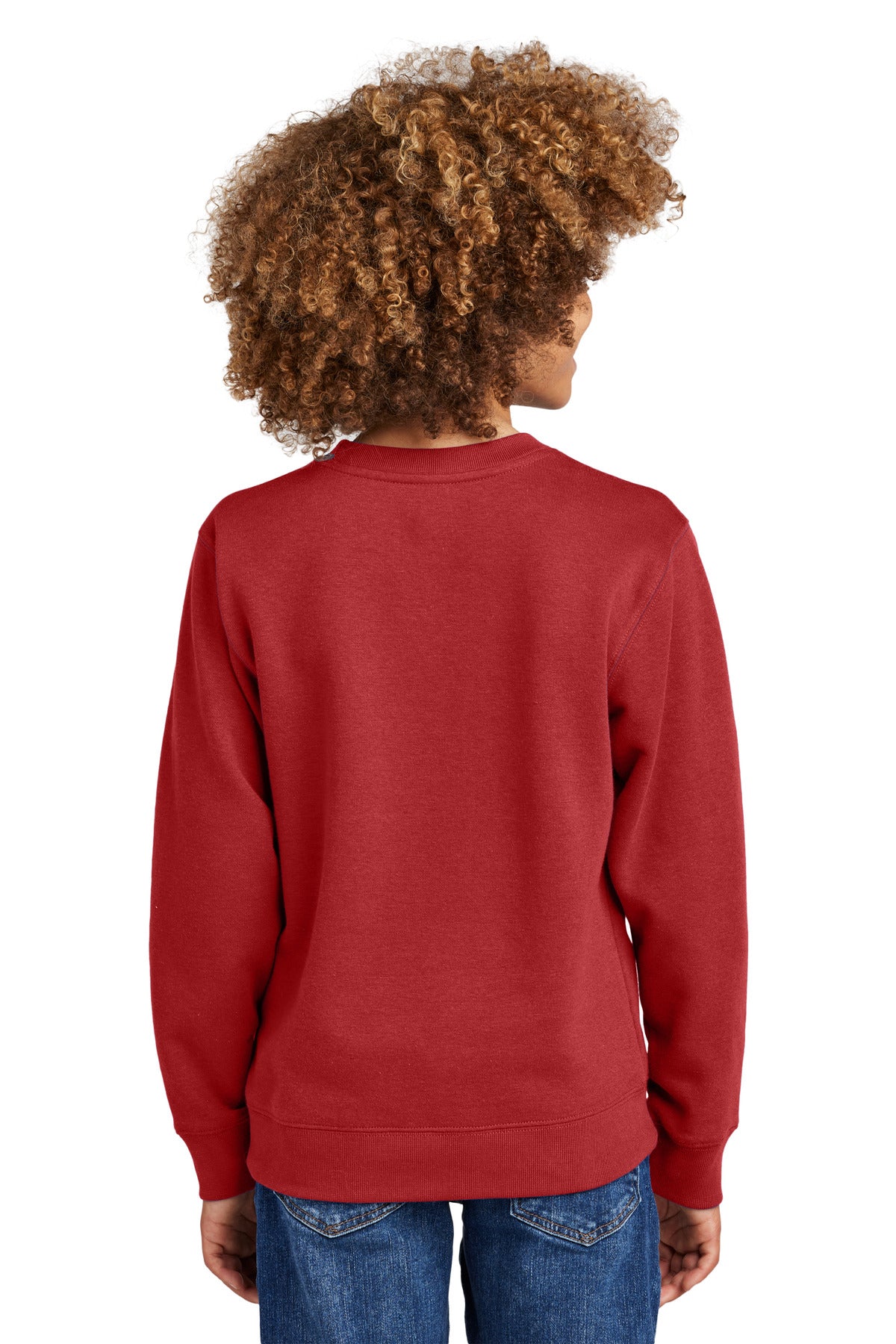 ClassicRed District Youth V.I.T. Fleece Crew DT6104Y