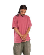 Clay Red Garment-Dyed Crewneck T-Shirt - SHGD