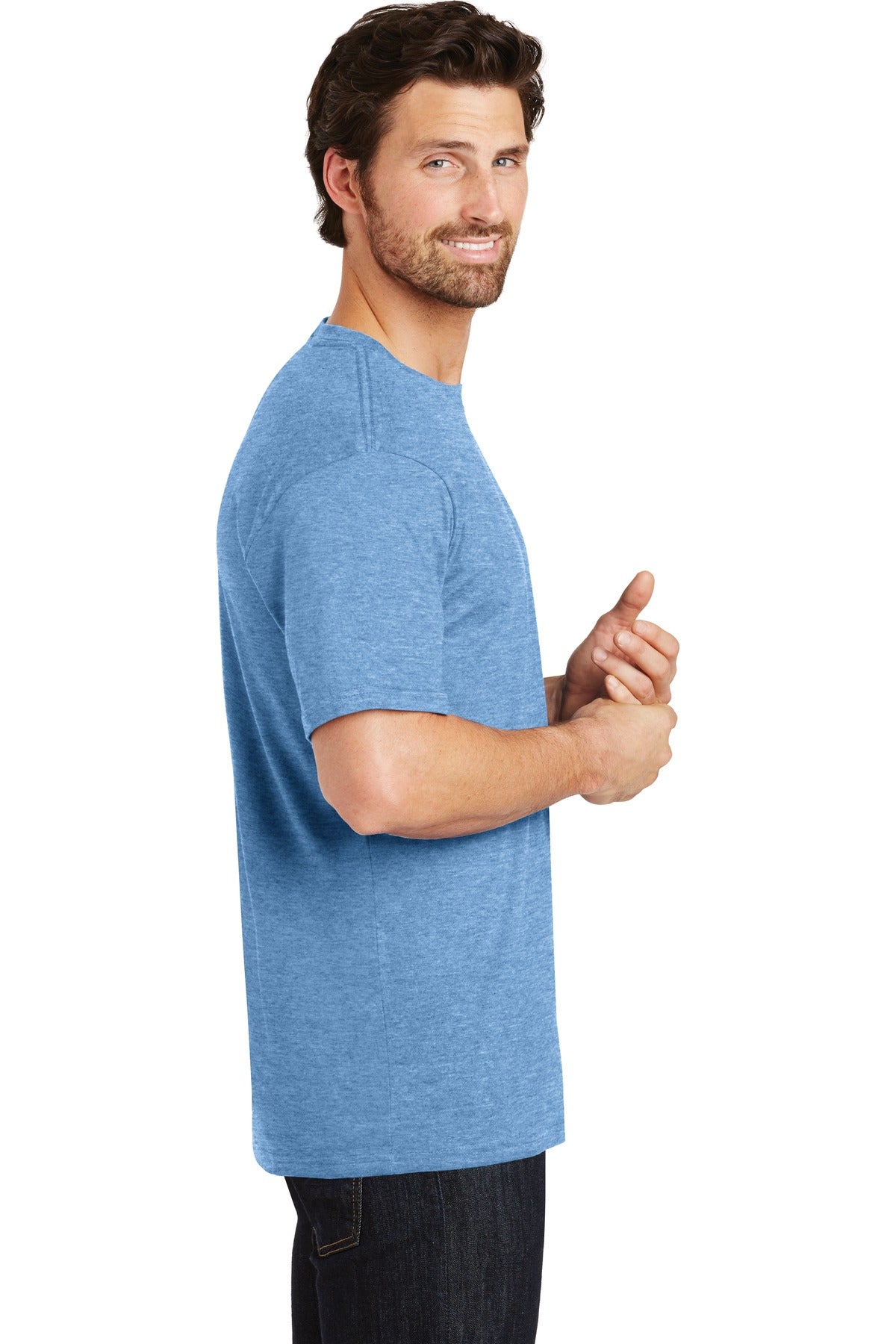 Clean Denim District Perfect Weight Tee. DT104