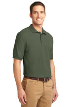 Clover Green Port Authority Silk Touch Polo K500
