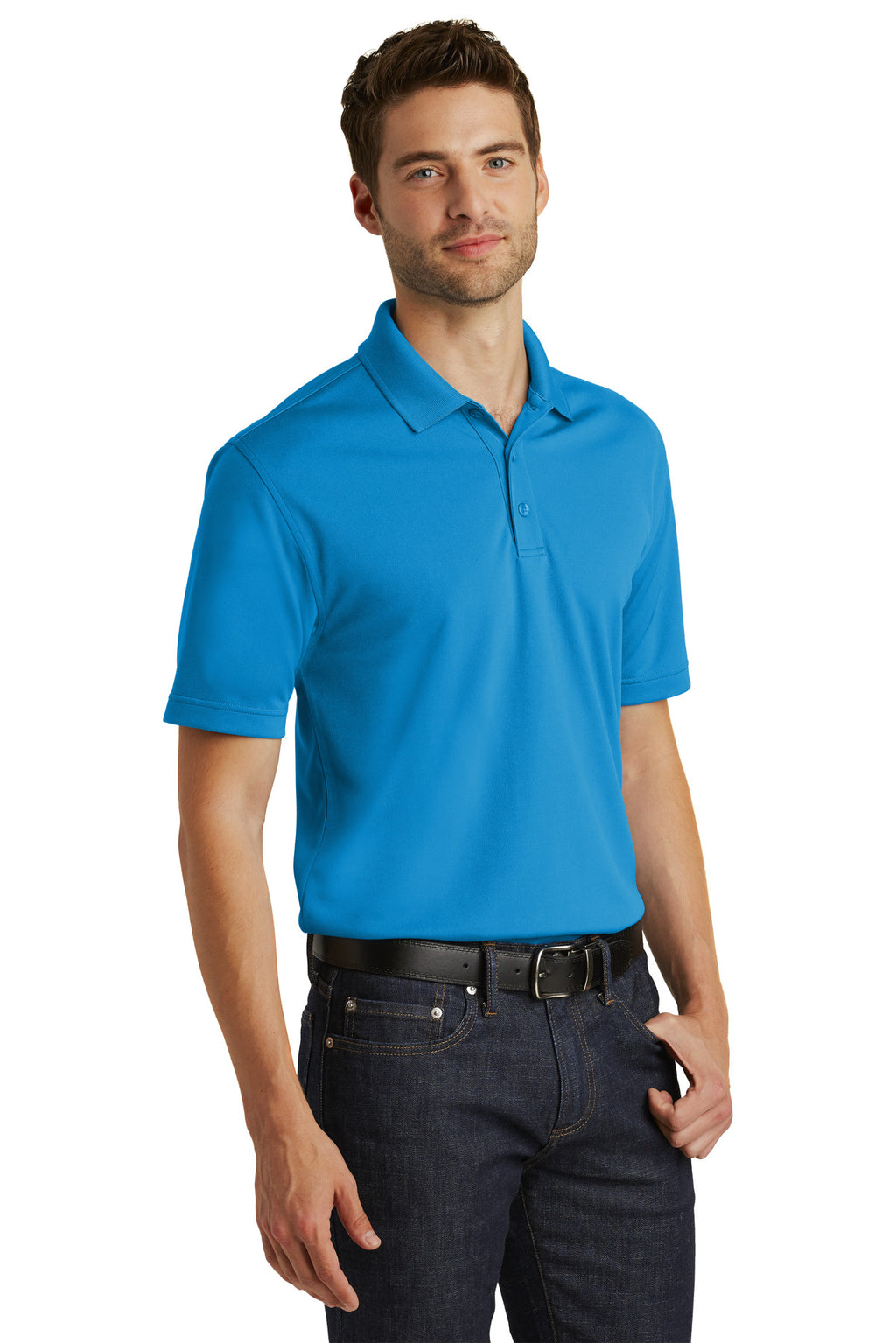Coastal Blue Port Authority Dry Zone UV Micro-Mesh Polo. K110