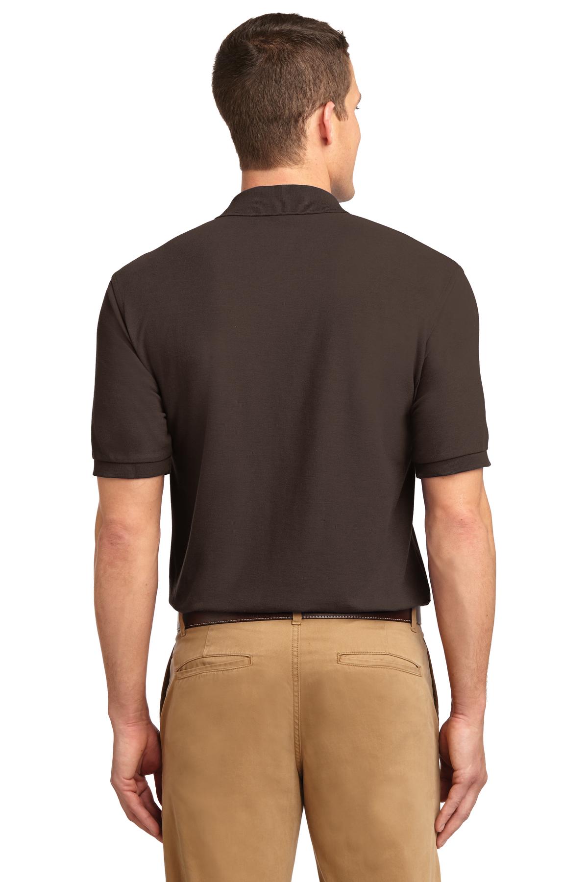 Coffee Bean Port Authority Silk Touch Polo K500