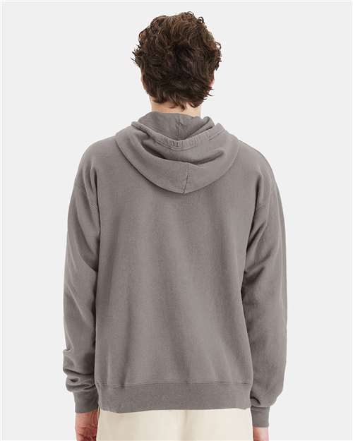Concrete Grey Garment-Dyed Hooded Sweatshirt - GDH450