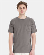 Concrete Grey Garment-Dyed Pocket T-Shirt - GDH150