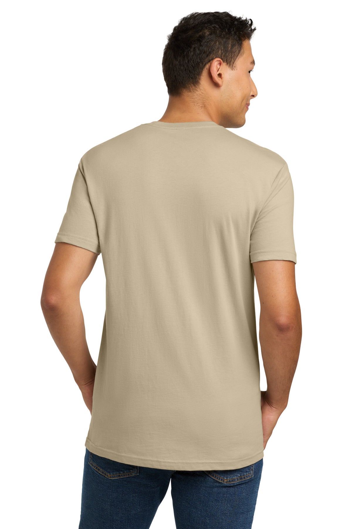 Cream Next Level Apparel Adult Cotton Tee. NL3600