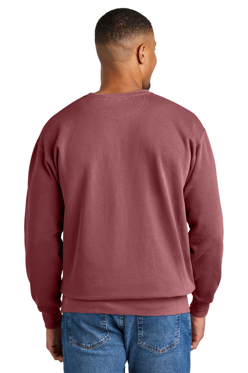 Crimson COMFORT COLORS Ring Spun Crewneck Sweatshirt. 1566