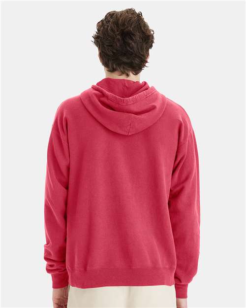 Crimson Fall Garment-Dyed Hooded Sweatshirt - GDH450