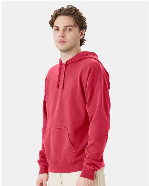 Crimson Fall Garment-Dyed Hooded Sweatshirt - GDH450