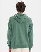 Cypress Green Garment-Dyed Hooded Sweatshirt - GDH450