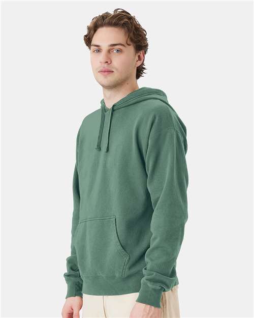 Cypress Green Garment-Dyed Hooded Sweatshirt - GDH450