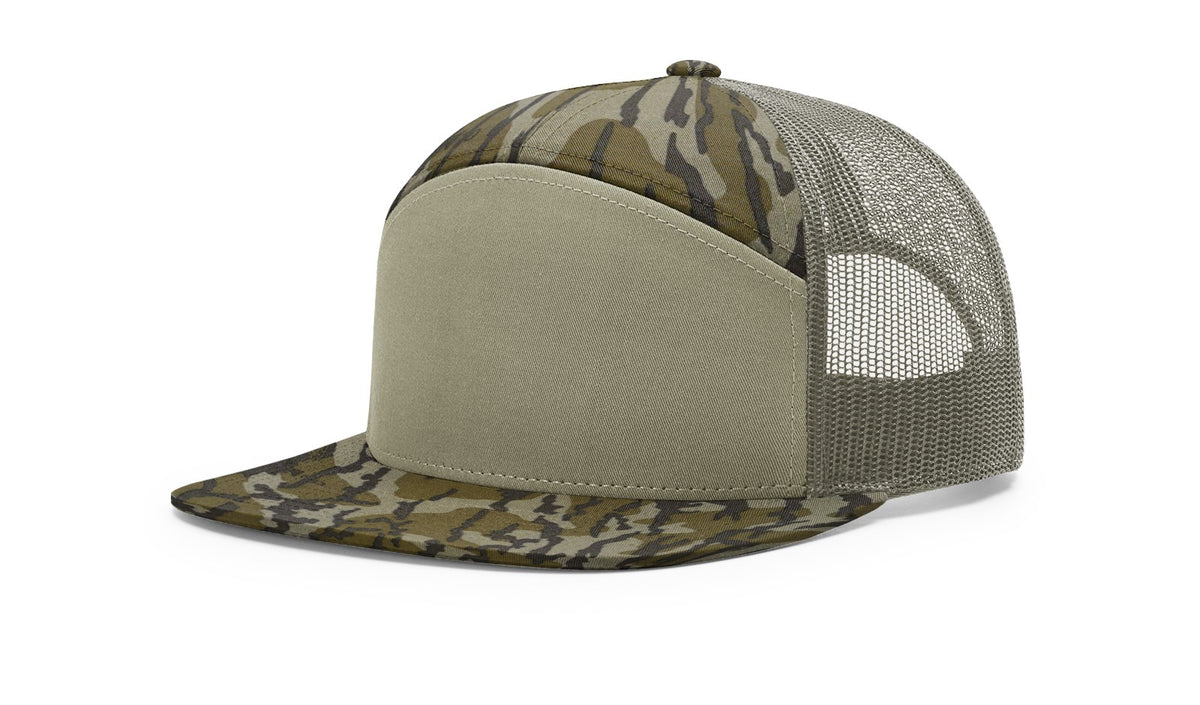 Mossy Oak Bottomland/Loden Printed 7 Panel Mesh Back