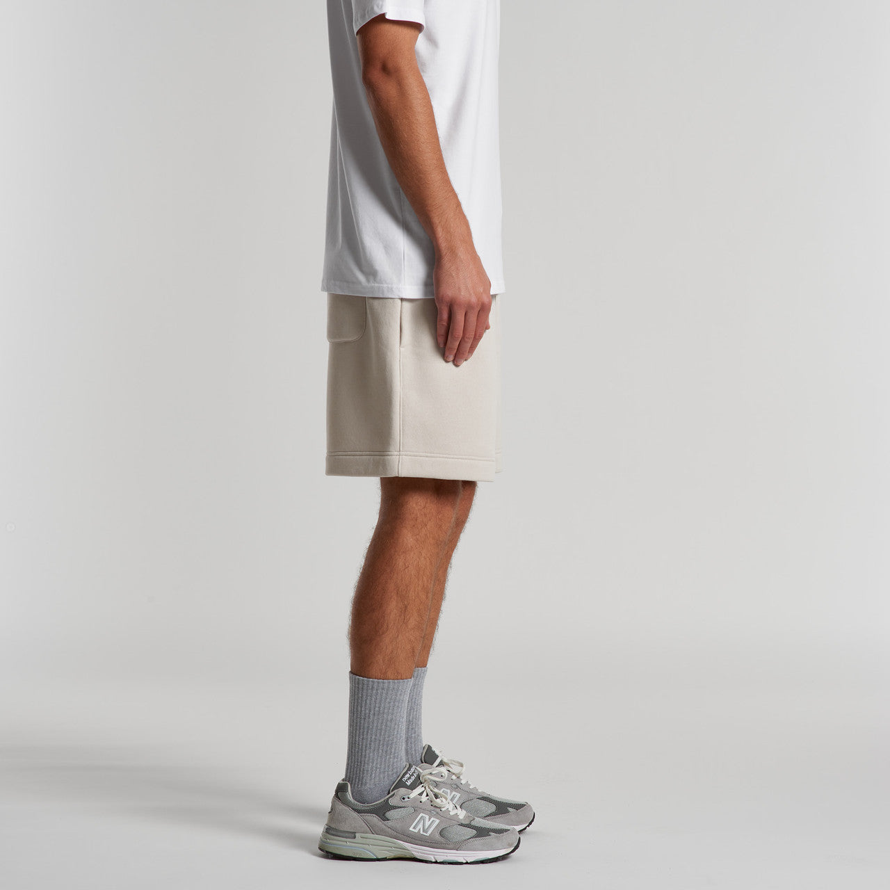 Left View of  Relax Track Shorts 18" | 5933  grouped