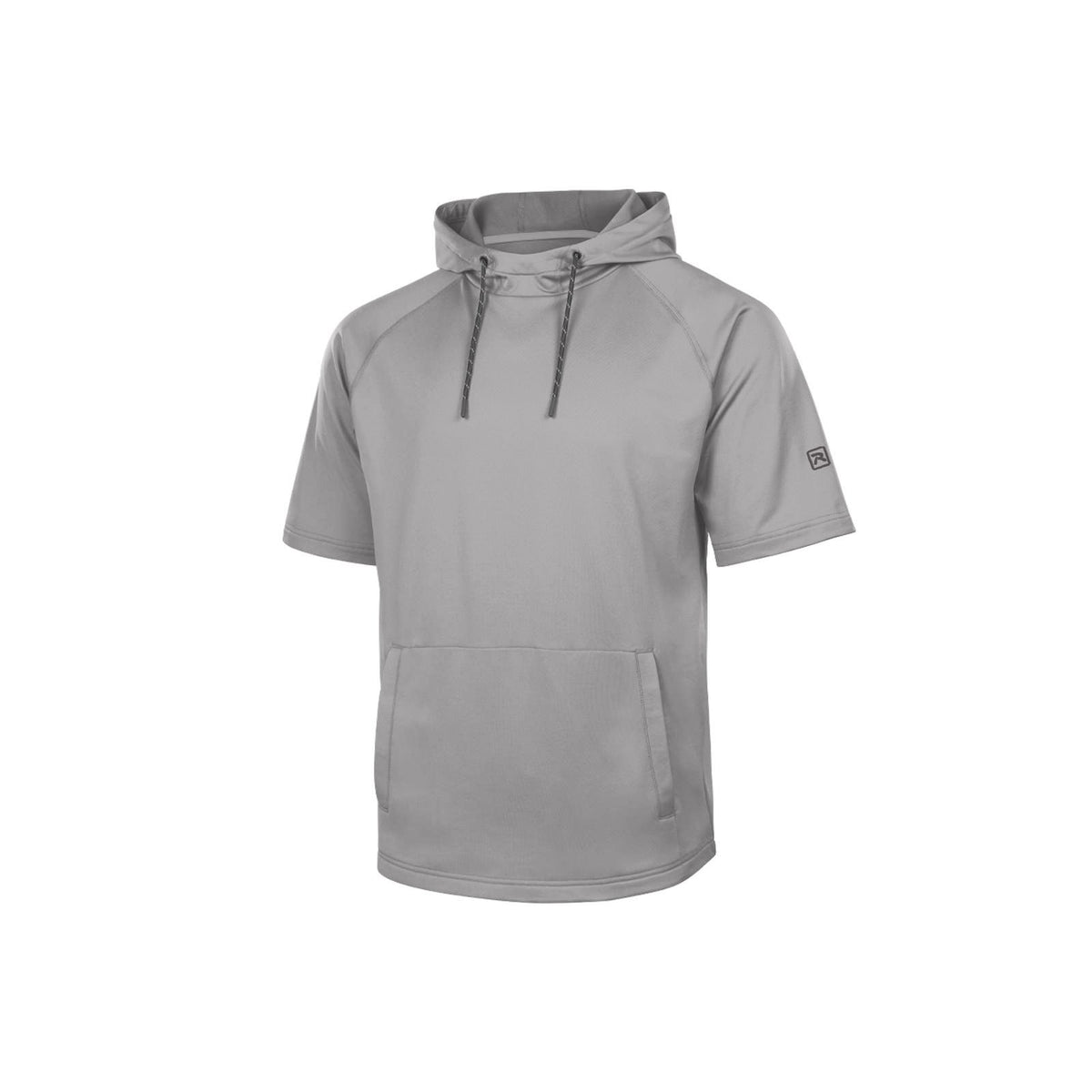 Grey Charge Short Sleeve Hoodie