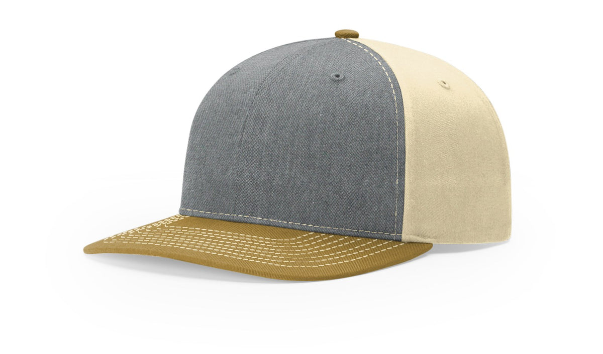Heather Grey/Birch/Amber Gold Twill Cap