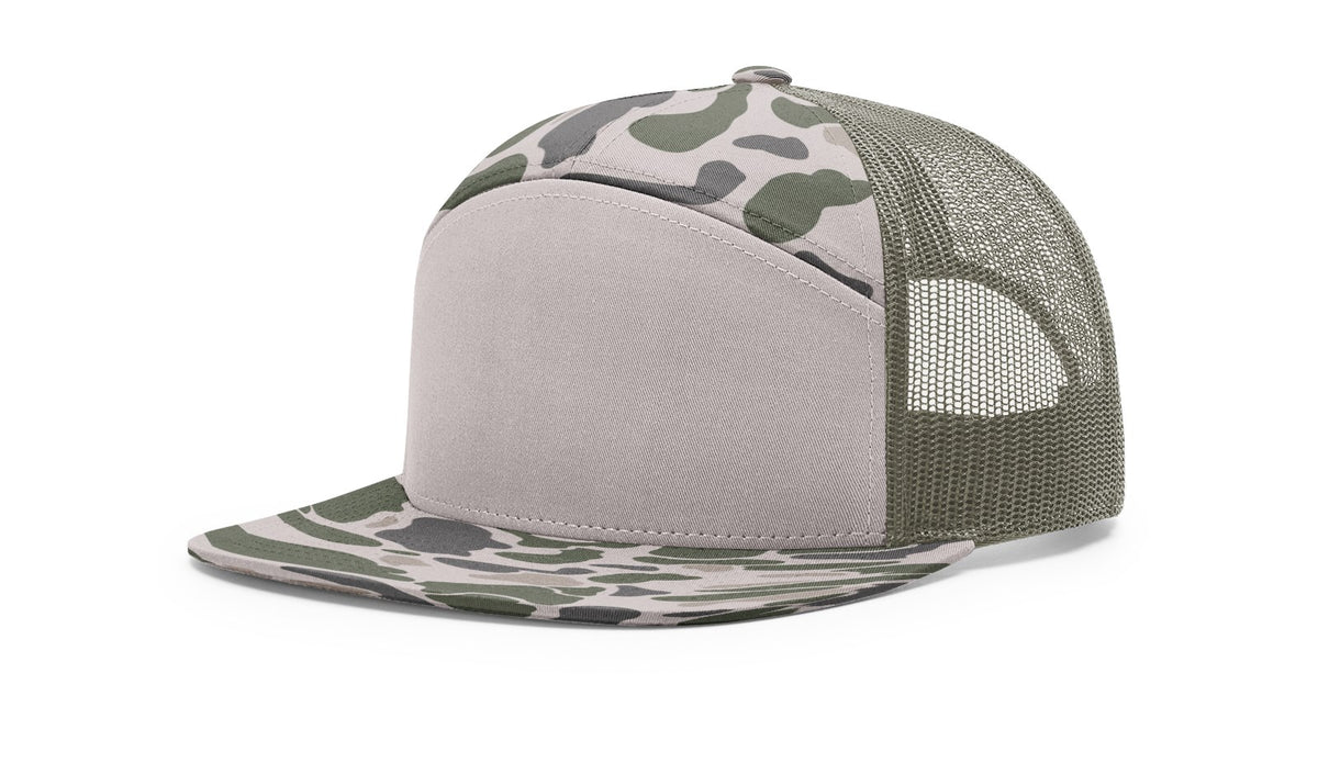Marsh Duck Camo/Loden Printed 7 Panel Mesh Back