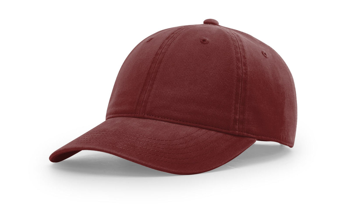 Maroon GARMENT WASHED BRUSHED TWILL